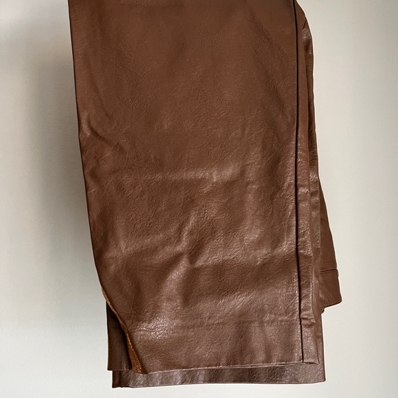 Oak + Fort Vegan Leather Pants - Picture 4 of 7